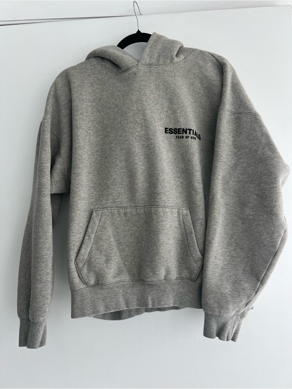 Fear of God ESSENTIALS Men's Gray Pullover Hoodie